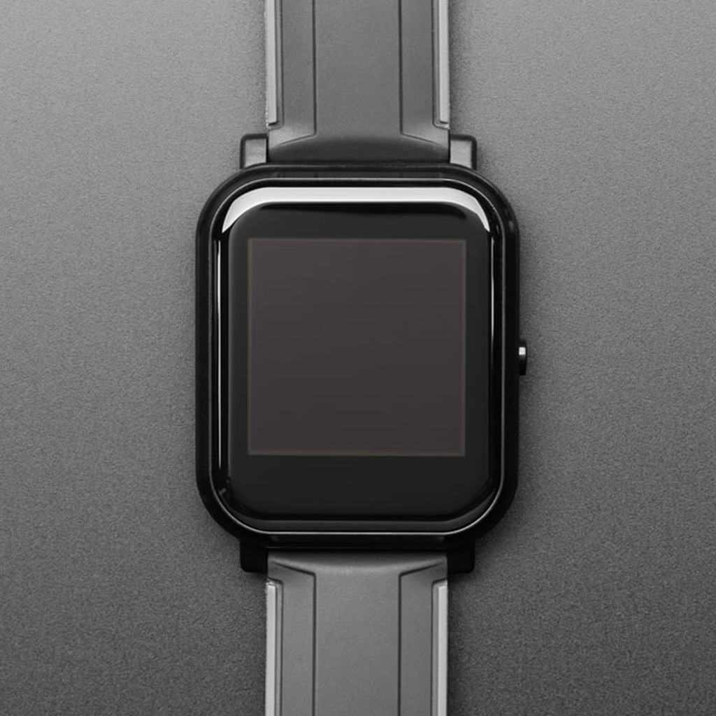Customizable Open-Square Touchscreen Smart Wristwatch, Multi-Sensor Programmable Wearable With Extended Standby Runtime